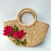 Water Hyacinth Bag with Diagonal Strap 2